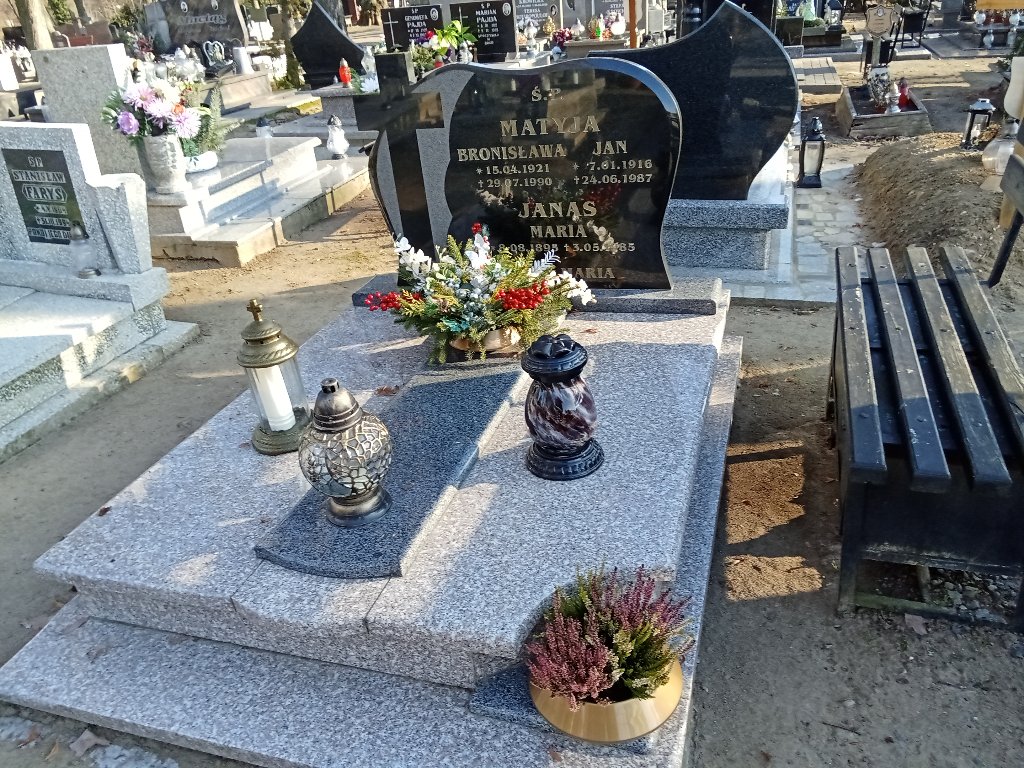 Grób JAN MATYJA