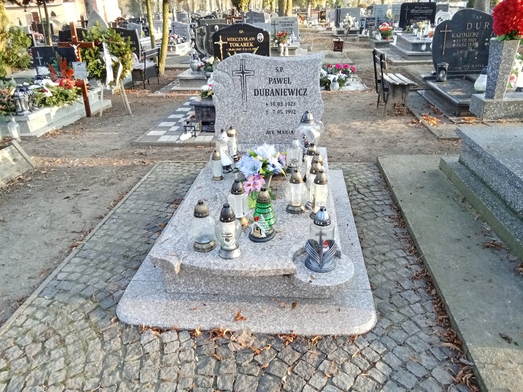 Grób PAWEŁ DUBANIEWICZ