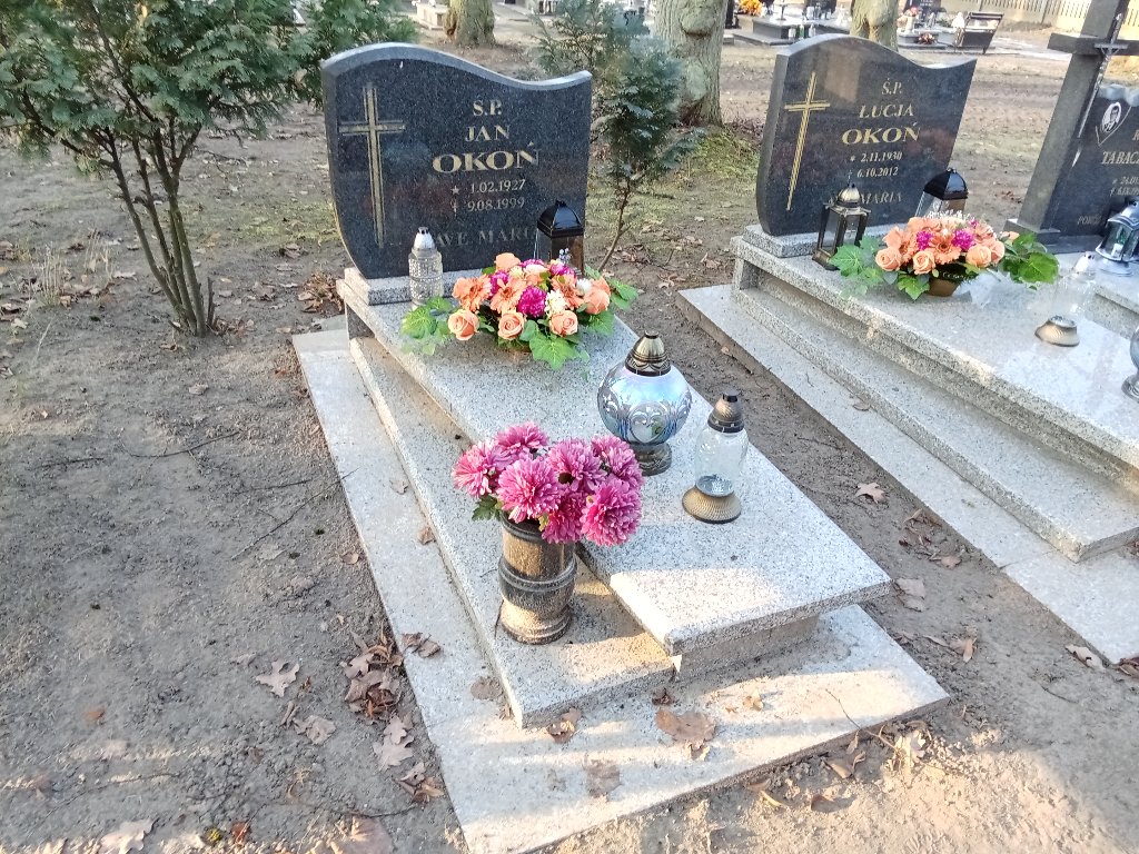 Grób JAN OKOŃ